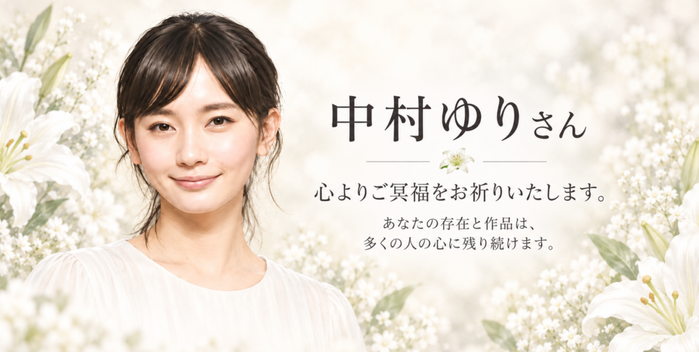 中村ゆりさんの訃報を知って―もし、あの日会えていたら